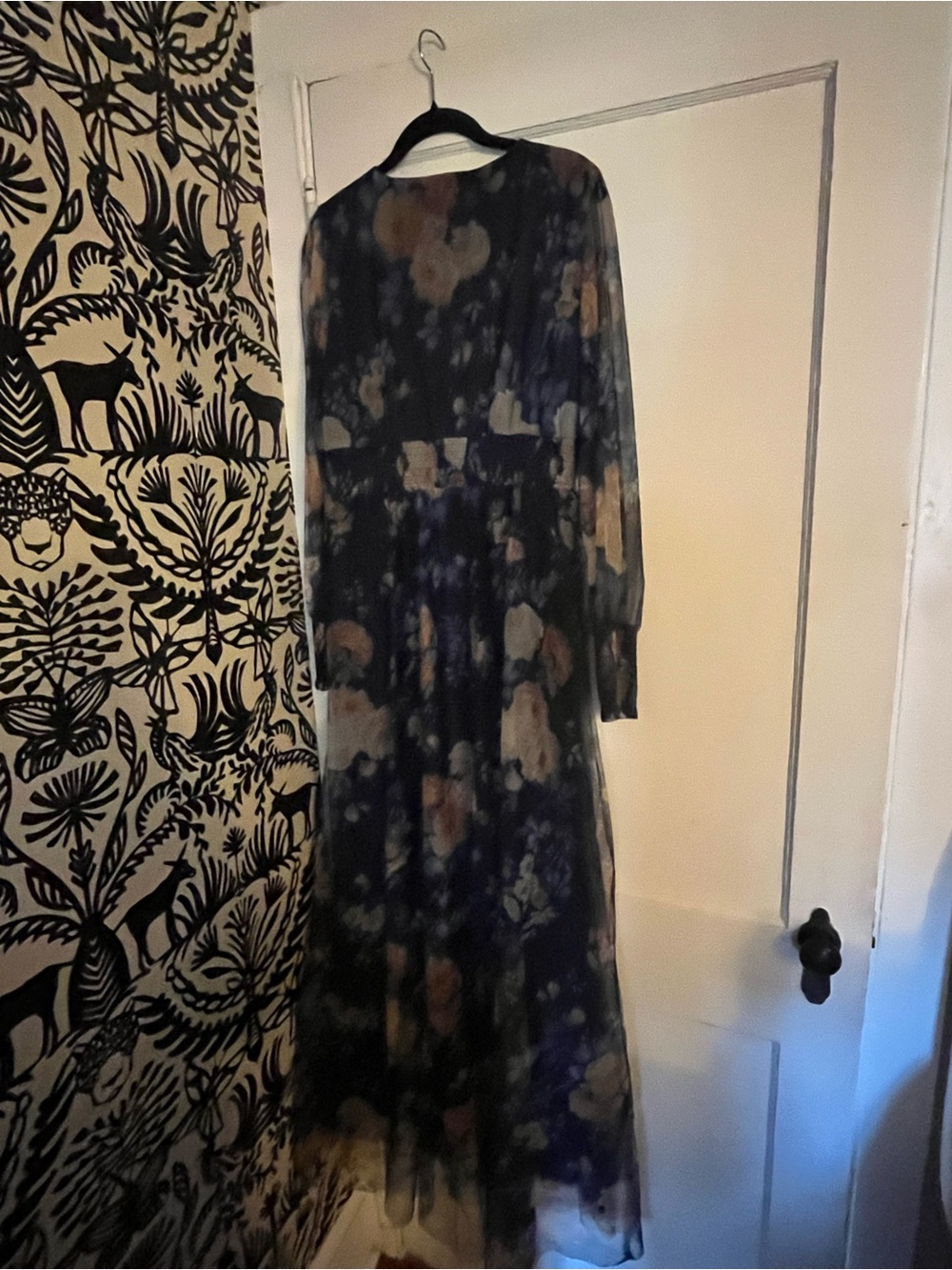 Baltic Born Navy Blue Floral Maxi Dress - Picture 5 of 6